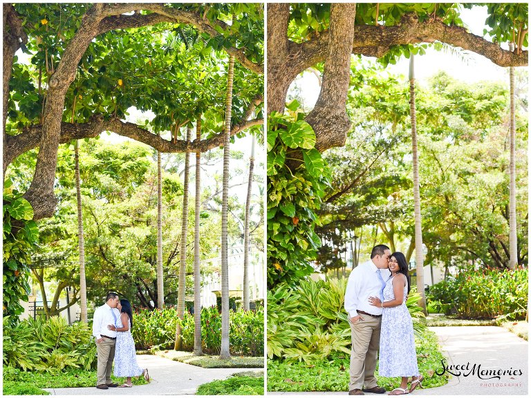 Society of the Four Arts Engagement Session in Palm Beach | Wedding Photographer