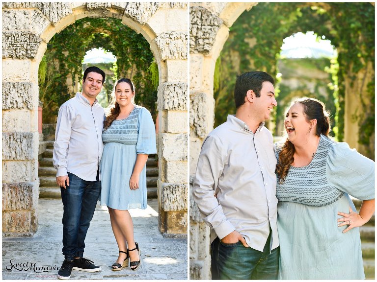 Nicki and Charlie's Vizcaya engagement session would never have taken place without the help of online dating. And if you didn't believe in soulmates, the "one, or people who were always meant to be, you will!