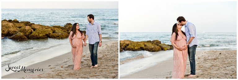 Crystal and Ryan are expecting their first baby and it's a girl! To celebrate and commemorate the big news, we headed over to Red Reef Park in Boca Raton for their beach maternity session.