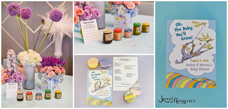 These parents-to-be both loved Dr. Seuss books as children and thought it’d be a perfect theme for the celebration of their first child. This Dr Seuss baby shower was the perfect gender -neutral theme inspired by “Oh, The Places You’ll Go!”