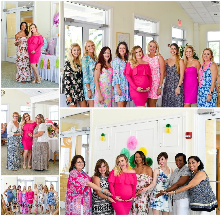 What's more fitting than a Florida-based mommy-to-be having a tropical baby shower? Decked out with flamingos, lemons, tropical colors, and plants at the Hillsboro Club, it was the perfect way to celebrate Blair and her baby, Harlow!