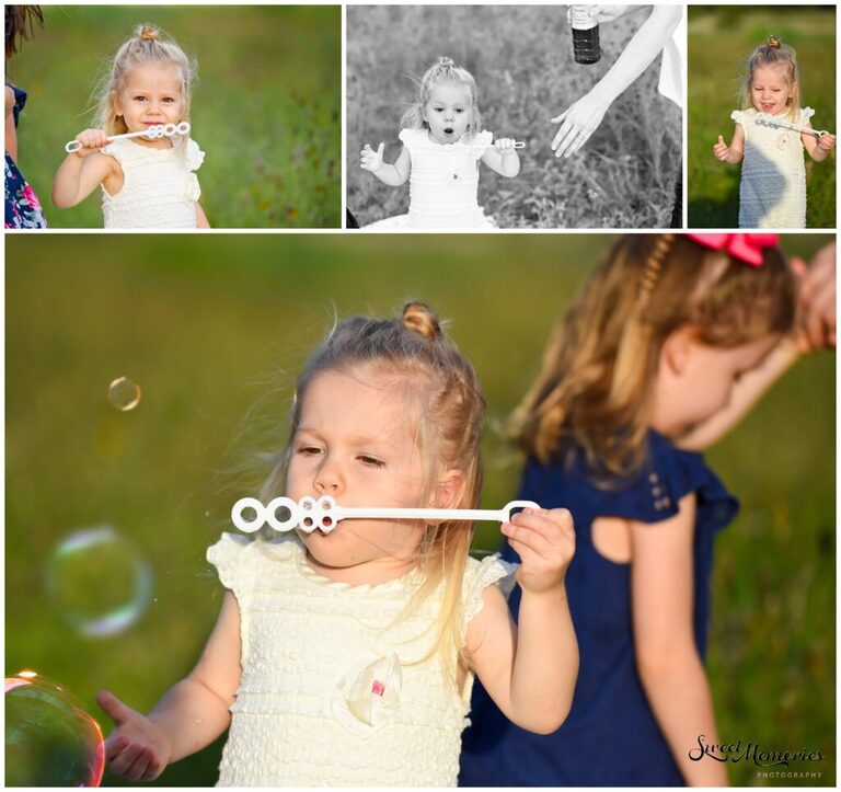Aurora loved her bubble time.
