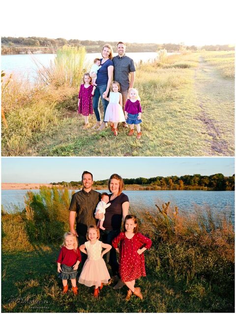 Brushy creek lake park is the perfect spot for family pictures.