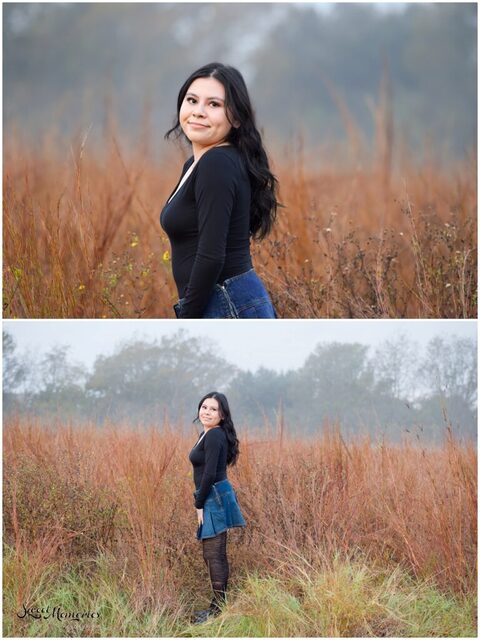 Senior pictures at Commons Ford Ranch in Austin.