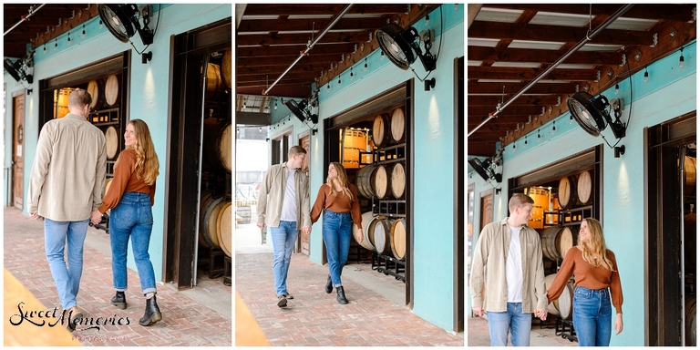 Lazarus Brewing Co. Engagement Session | Coffee Shop Engagement